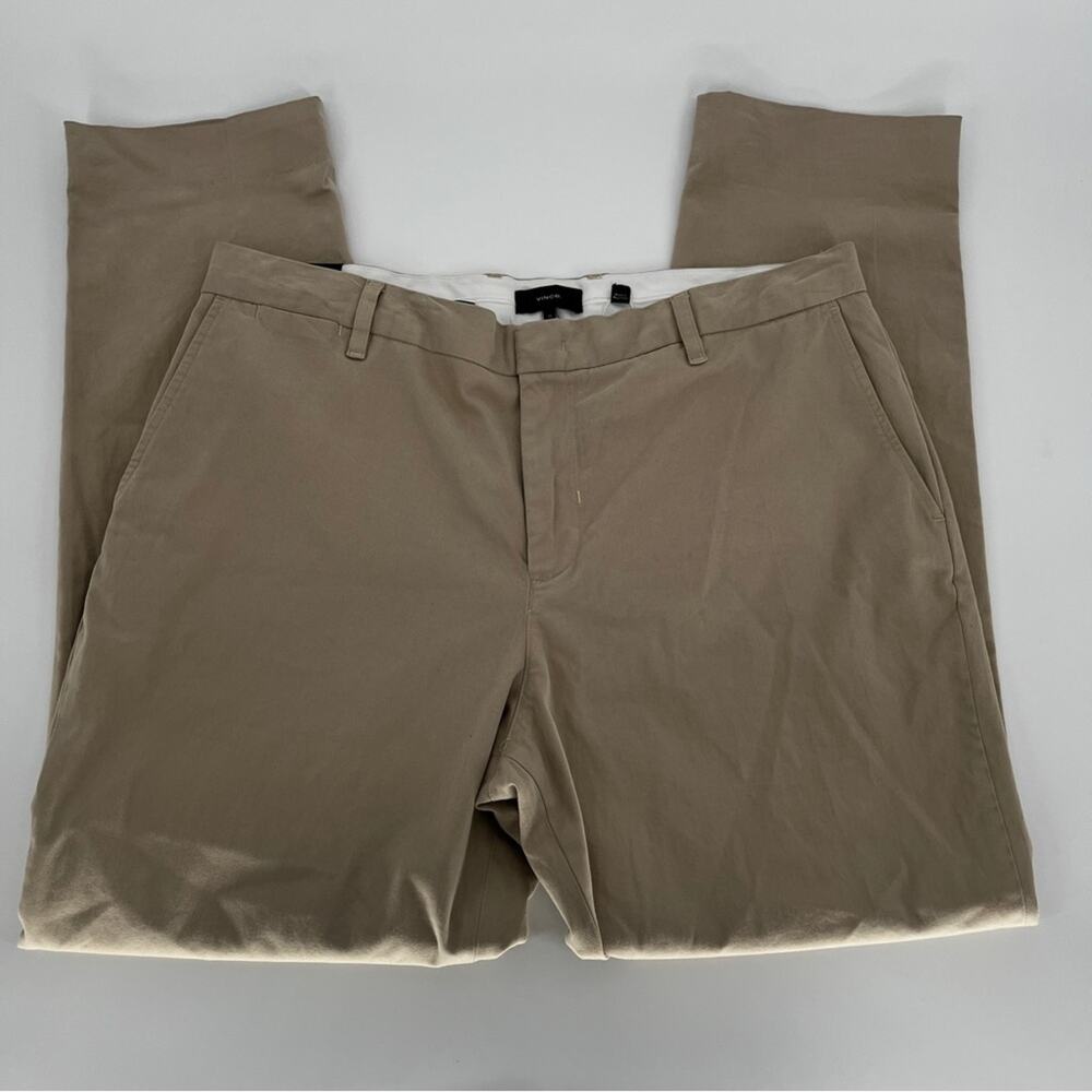 Vince Men's Dylan Slim Fit Chino Trouser pants tan - 38 - Picture 3 of 12